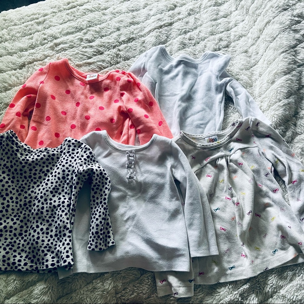 Bundle of 18 month Long Sleeve Shirts Various Brands